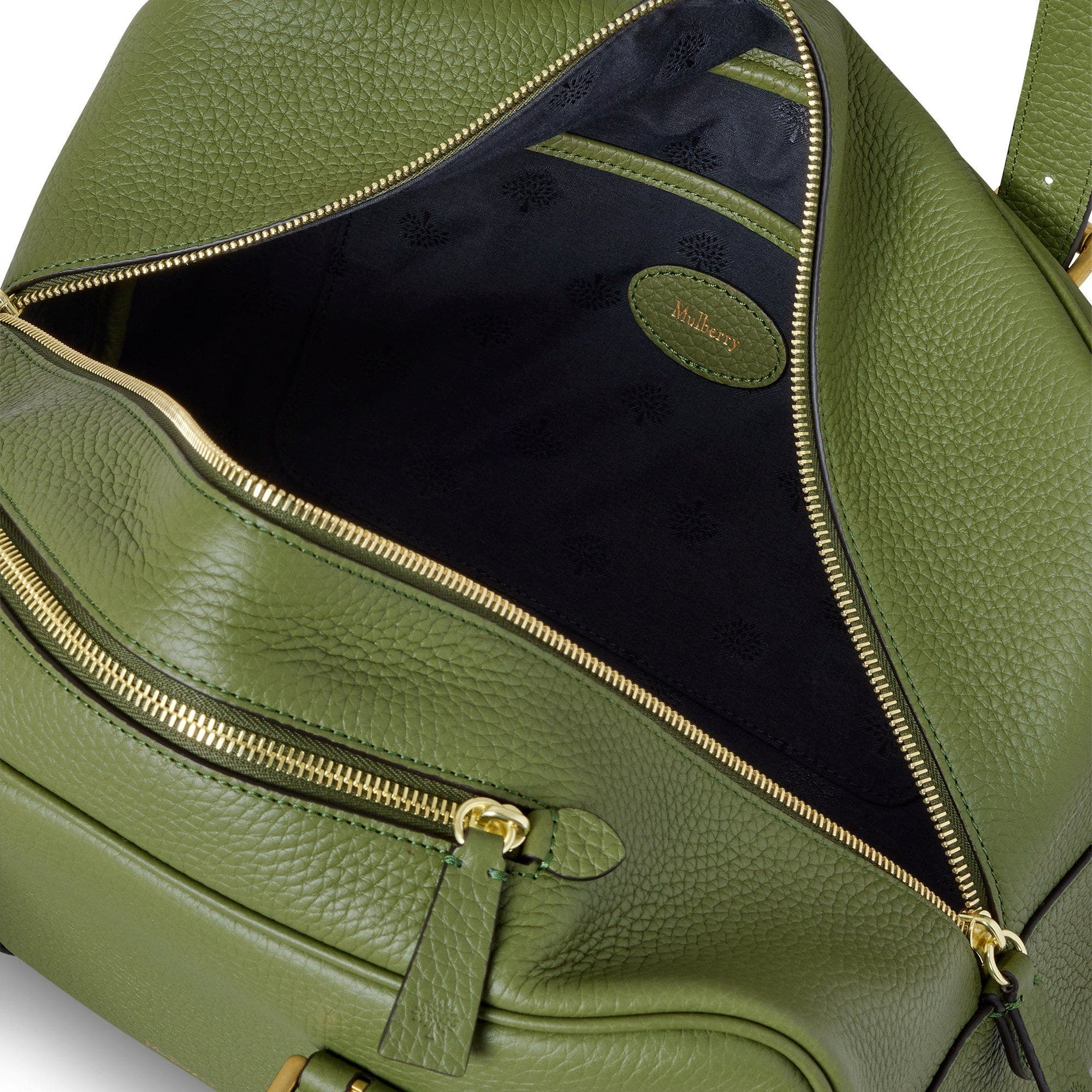 Mulberry Boston Shoulder Bag, Alternate, color, Fern