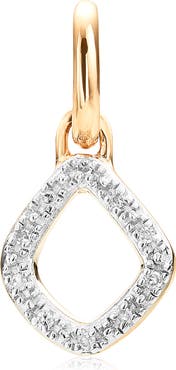 Monica Vinader Riva Mini Kite Diamond Pendant Charm