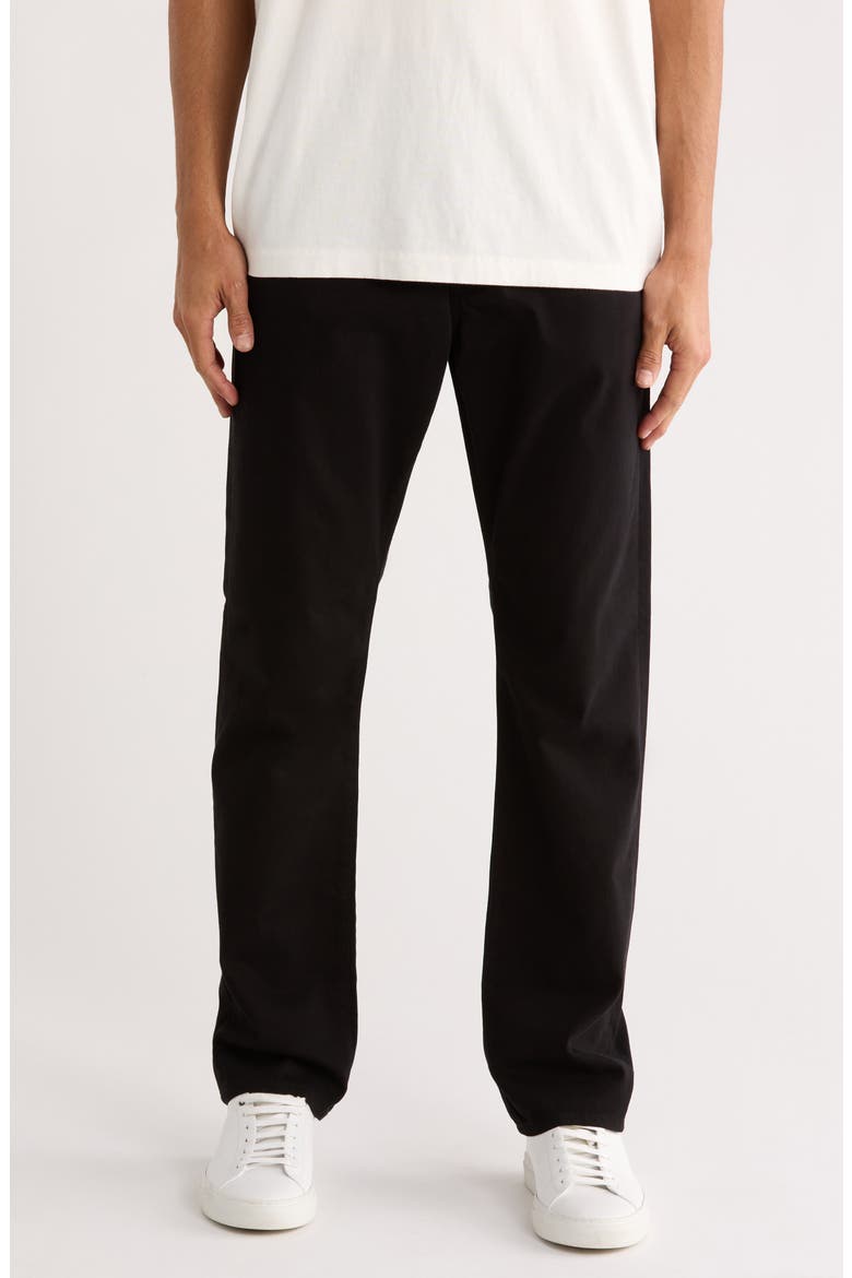 Graduate Tailored Straight Leg Jeans, Main, color, TRUE BLACK