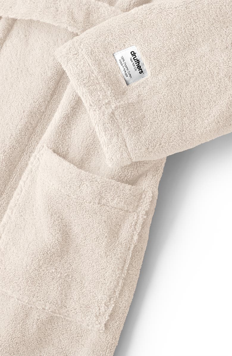 Druthers NYC Organic Cotton Extra Plush Long Robe, Alternate, color, 