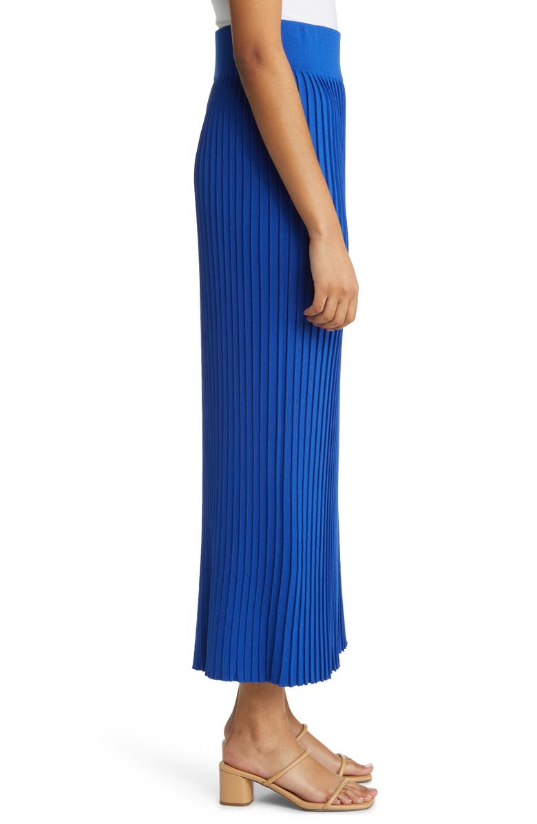 Misook Ribbed Midi Skirt, Alternate, color, 
