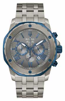 BULOVA Chronograph Bracelet Watch, 42mm