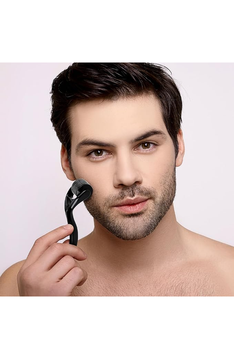 Lovery Micro Needle Derma Roller 3-Pack, Alternate, color, Black / Teal