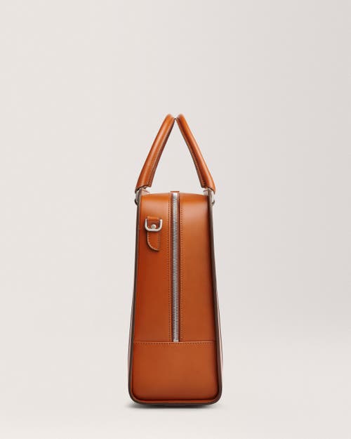 Carl Friedrik Palissy Overnight Briefcase In Cognac