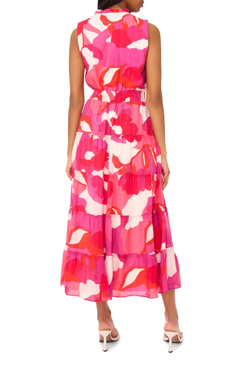 Halogen<sup>®</sup> Smocked Tiered Maxi Dress, Alternate, color,