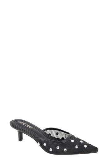 Bcbgeneration Dixy Pointed Toe Kitten Heel Mule