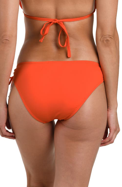 La Blanca Island Goddess Hipster Bikini Bottoms In Orange