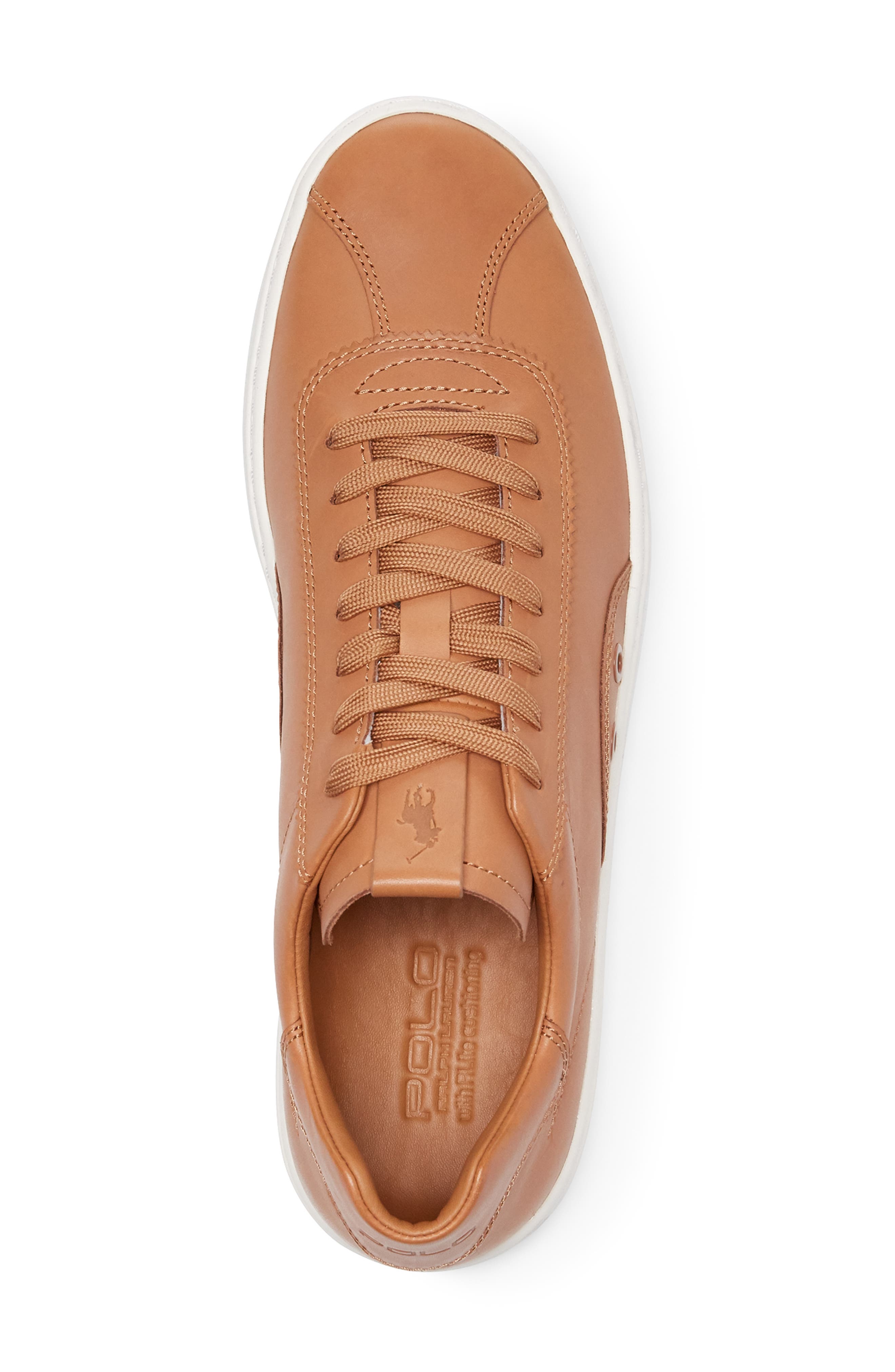 Court 100 LUX Sneaker, Alternate, color, POLO TAN LEATHER