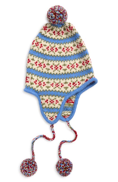Bode Wedgewood Virgin Wool Pompom Beanie In Multi