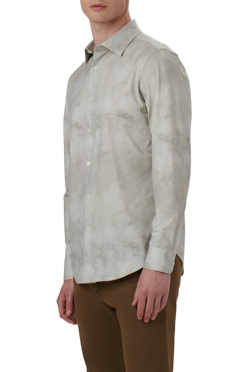 Bugatchi James OoohCotton<sup>®</sup> Airbrush Print Button-Up Shirt, Alternate, color, 
