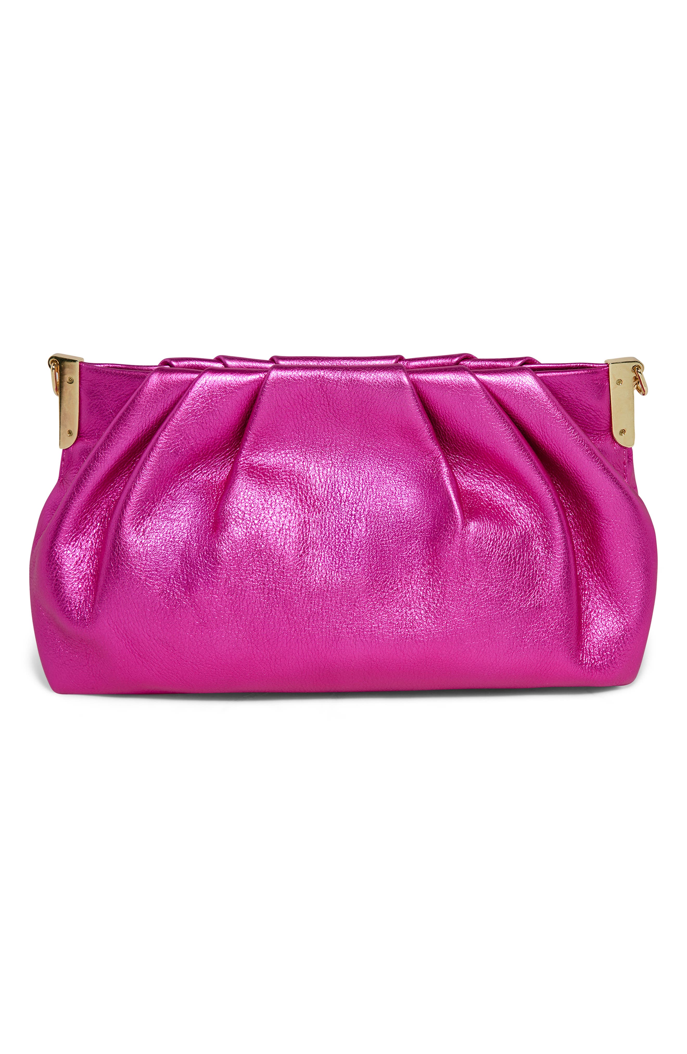 AIMEE Chill Out Frame Clutch, Alternate, color, Metallic Power Pink