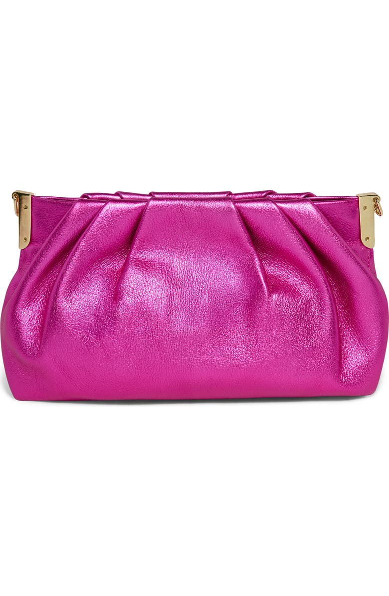 AIMEE Chill Out Frame Clutch, Alternate, color, Metallic Power Pink