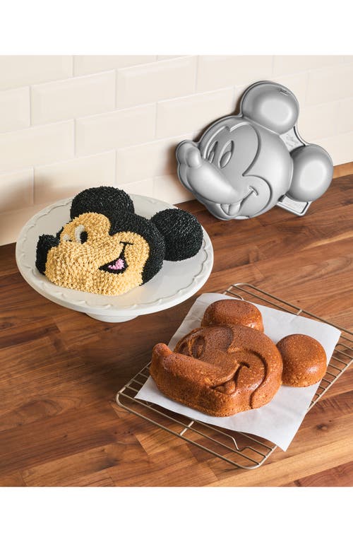 Disney X Farberware Mickey Mouse 3d Cake Pan In Gray