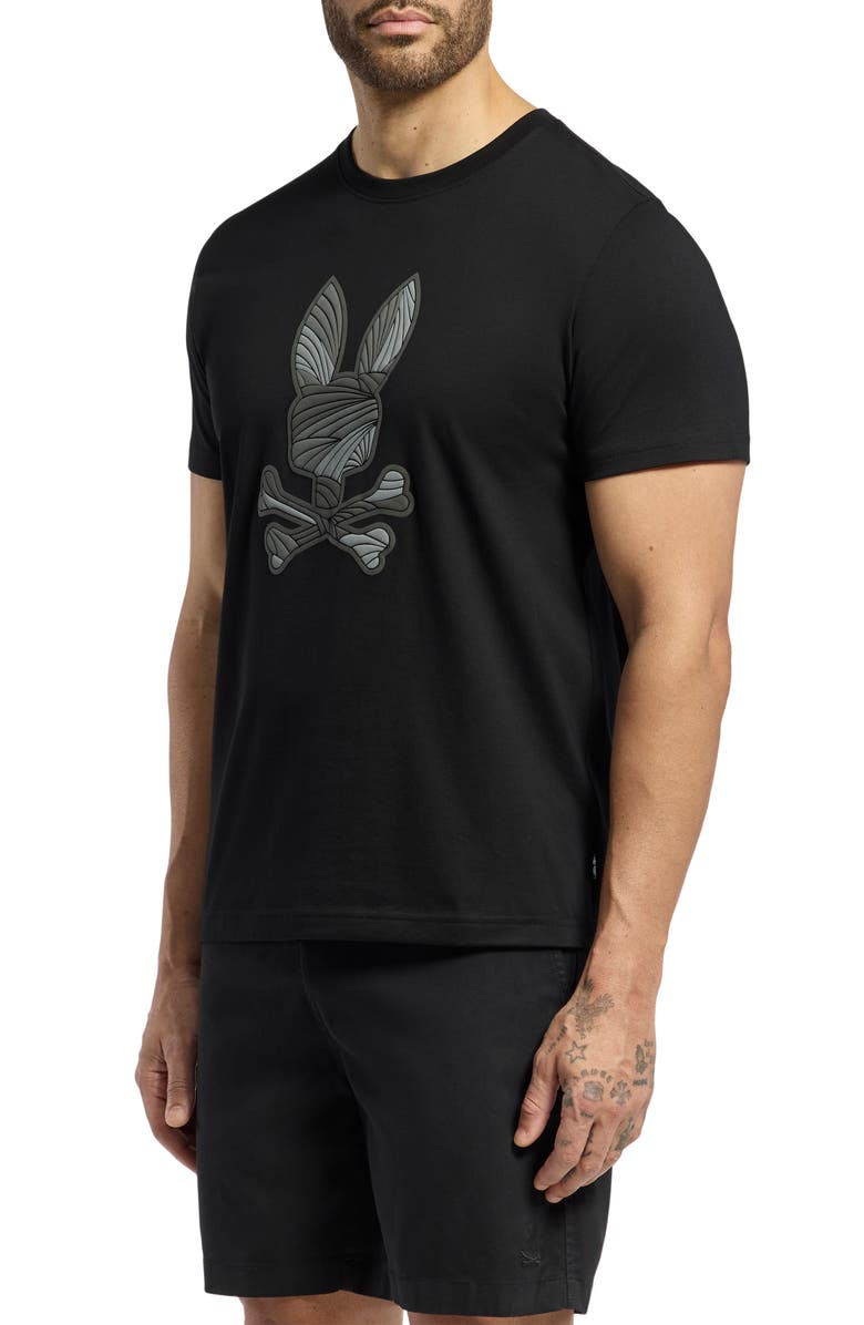 Psycho Bunny Baxter Embroidered Graphic T-Shirt, Alternate, color,