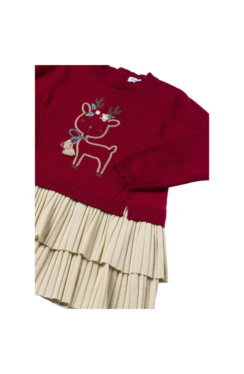 Mayoral Baby Combined Knit Dress, Alternate, color,