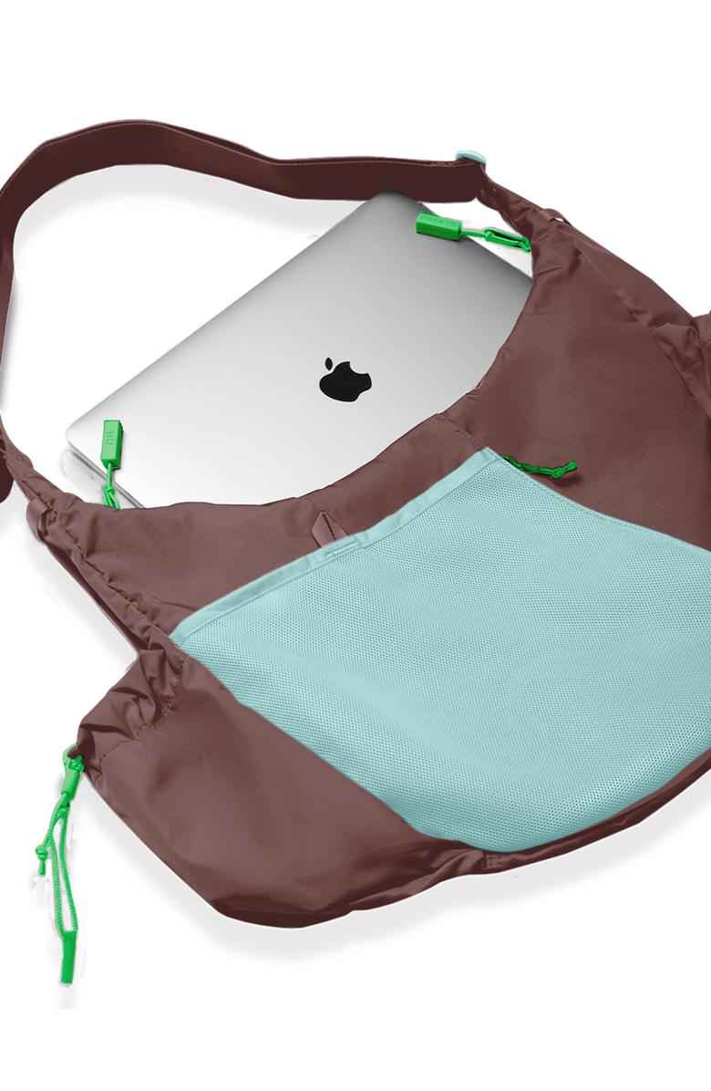 Baboon to the Moon Crescent Crossbody Big 8L, Alternate, color, Mint Chip