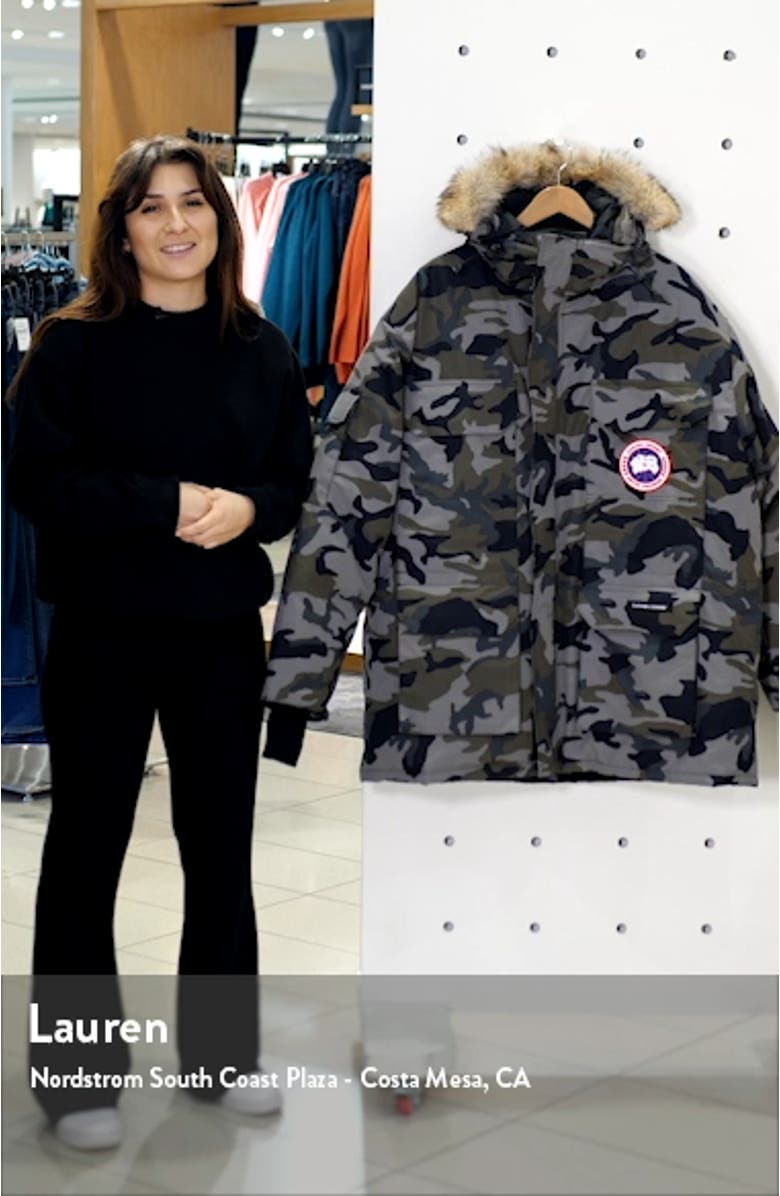 Expedition Extreme Weather 625 Fill Power Down Parka with Genuine Coyote Fur Trim, sales video thumbnail