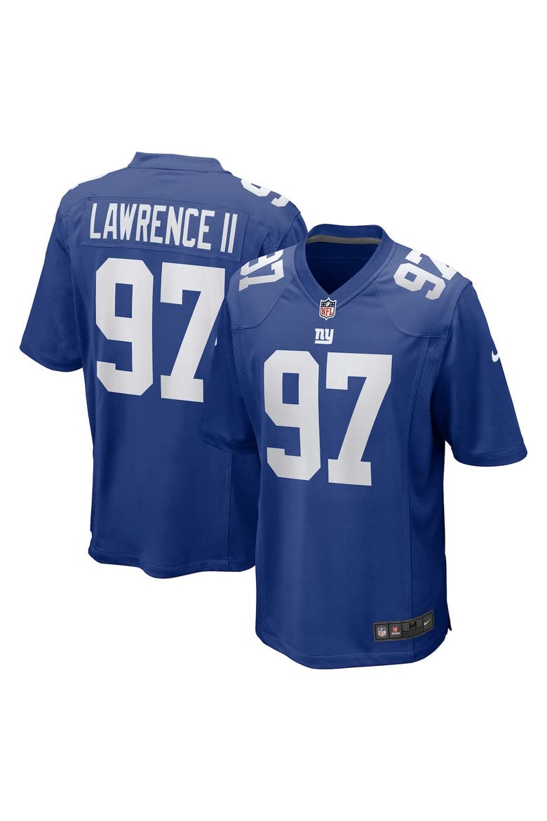 Men's Nike Dexter Lawrence II Royal New York Giants Team Game Player Jersey, Main, color, Royal