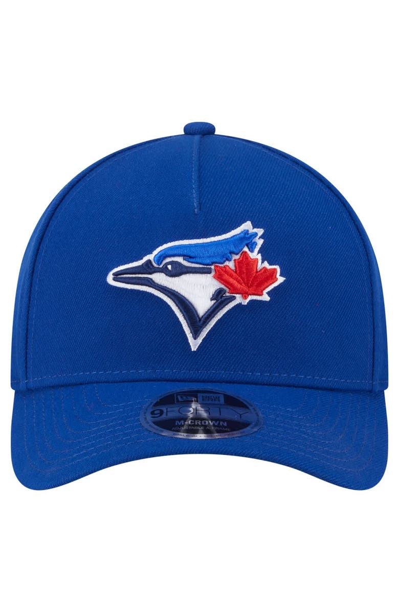 New Era Men's New Era  Royal Toronto Blue Jays 9FORTY M-Crown Adjustable Hat, Alternate, color, 