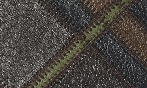 Burberry Check Colorblock Leather Bifold Wallet In Brown