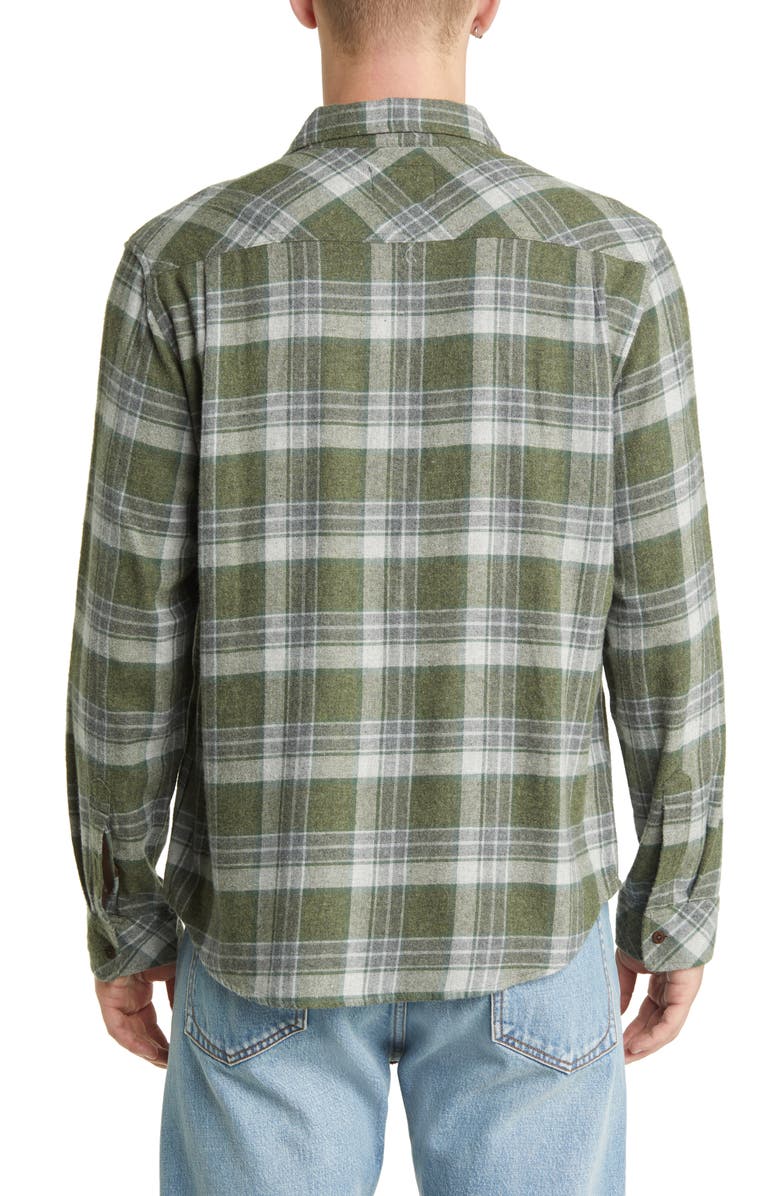 Rails Lennox Relaxed Fit Plaid Cotton Blend Button-Up Shirt, Alternate, color, 