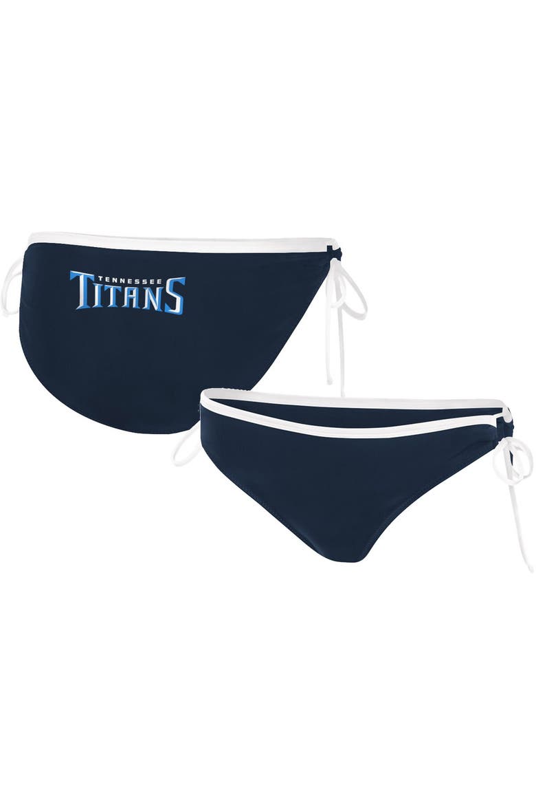 Women's G-III 4Her by Carl Banks Navy Tennessee Titans Perfect Match Bikini Bottom, Main, color, Navy