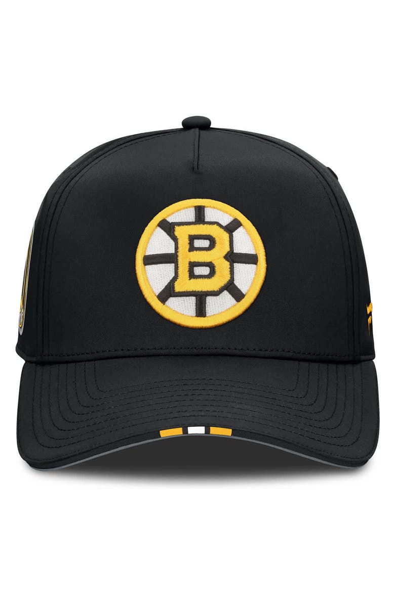 FANATICS Men's Fanatics Black Boston Bruins 2025 NHL Draft Authentic Pro On-Stage Podium A-Frame Adjustable Hat, Alternate, color, 