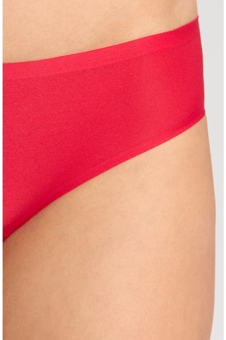 Soft Stretch Bikini, Alternate, color, POPPY RED