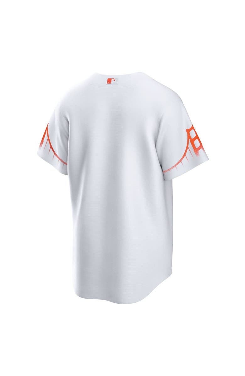 Nike Men's Nike White San Francisco Giants City Connect Replica Jersey, Alternate, color, 