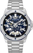 Kenneth Cole New York The Hollis Skeleton Automatic Bracelet Watch, 45mm