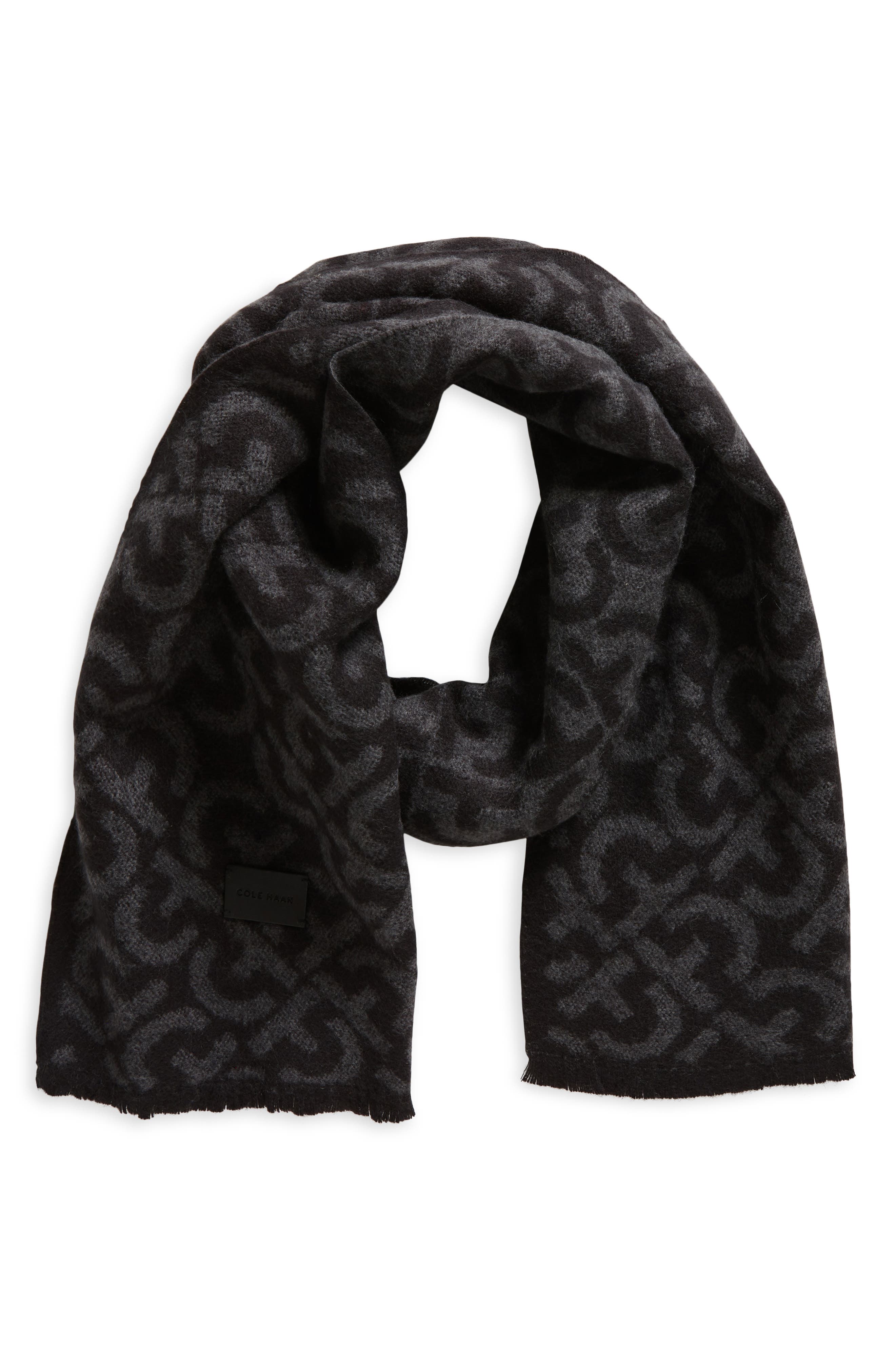 Cole Haan Logo Woven Scarf (Men) | Nordstrom