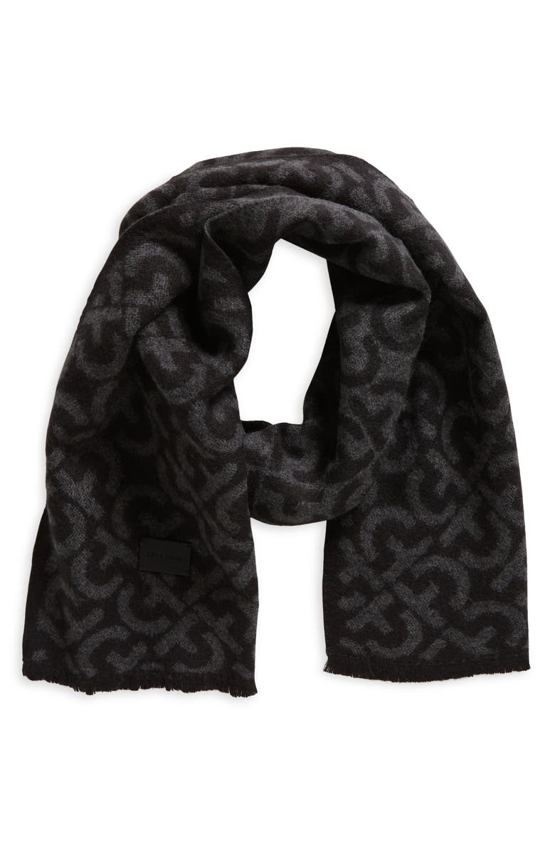 Cole Haan Logo Woven Scarf, Main, color, 