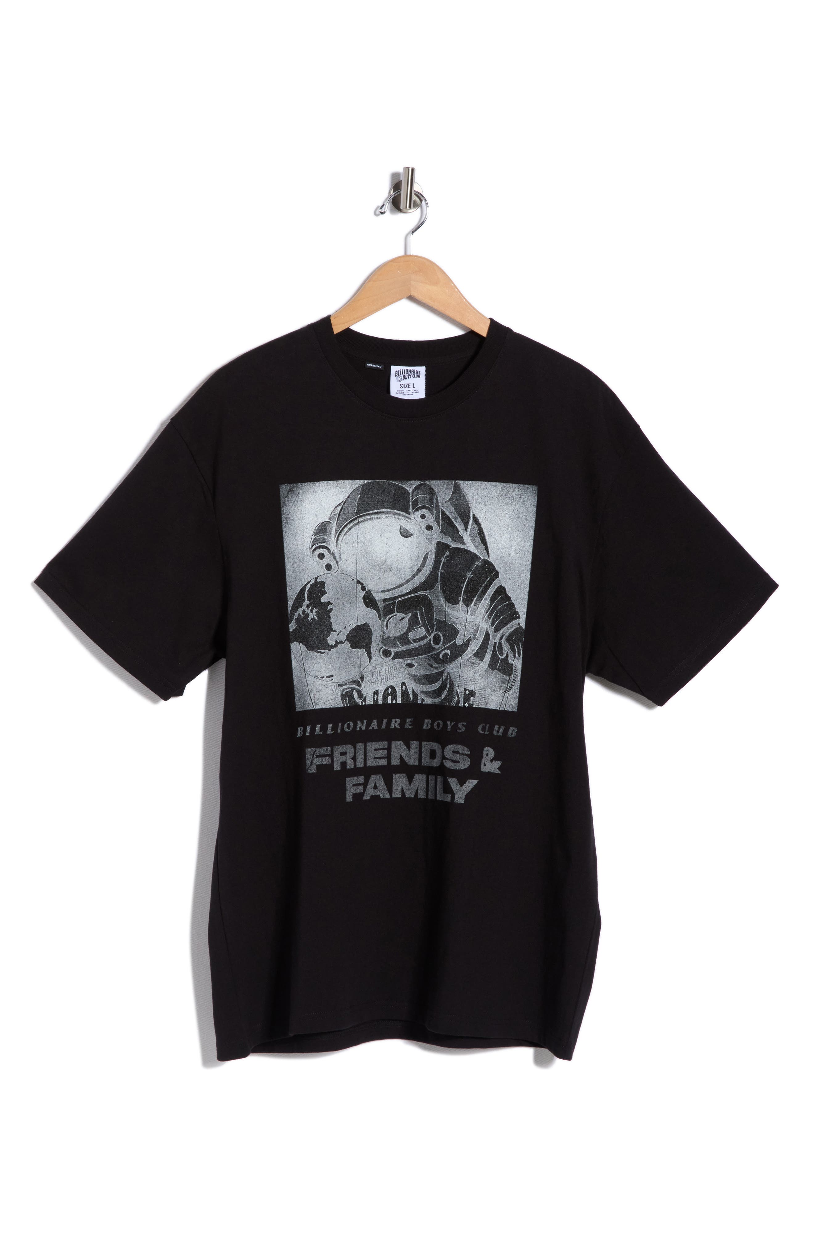 Billionaire Boys Club Friends & Family Cotton Graphic T-Shirt