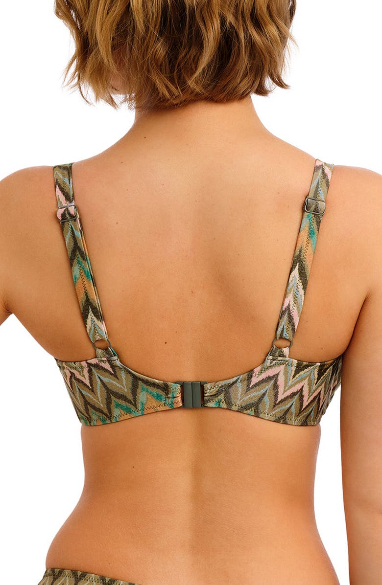 Freya Arizona Wave Underwire Plunge Bikini Top, Alternate, color, 