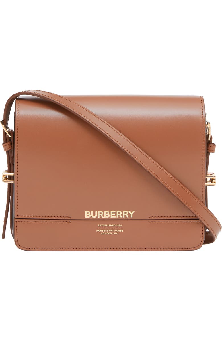 Burberry Small Grace Colorblock Leather Crossbody Bag, Main, color,
