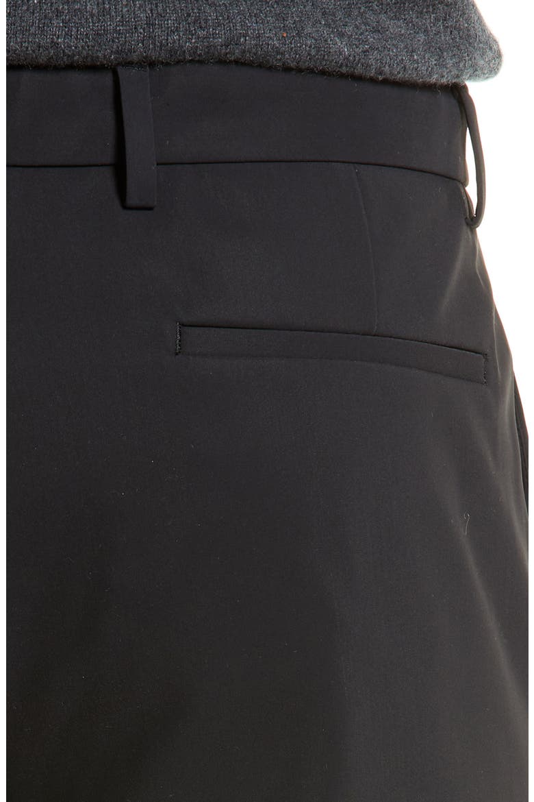 Zaine Precision Ponte Knit Pants, Alternate, color, BLACK