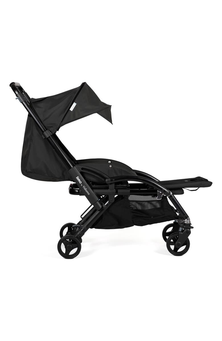 Vidiamo Limo Single to Double Stroller, Alternate, color, Black