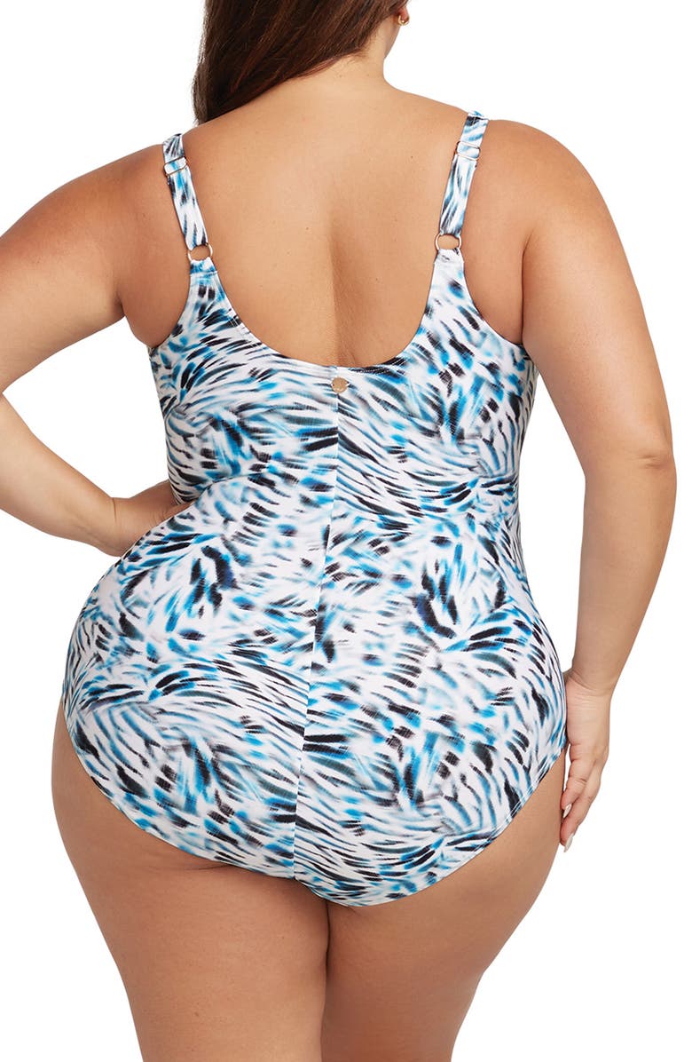Artesands Ze Blue Delacroix D-Cup & Up One-Piece Swimsuit, Alternate, color, 