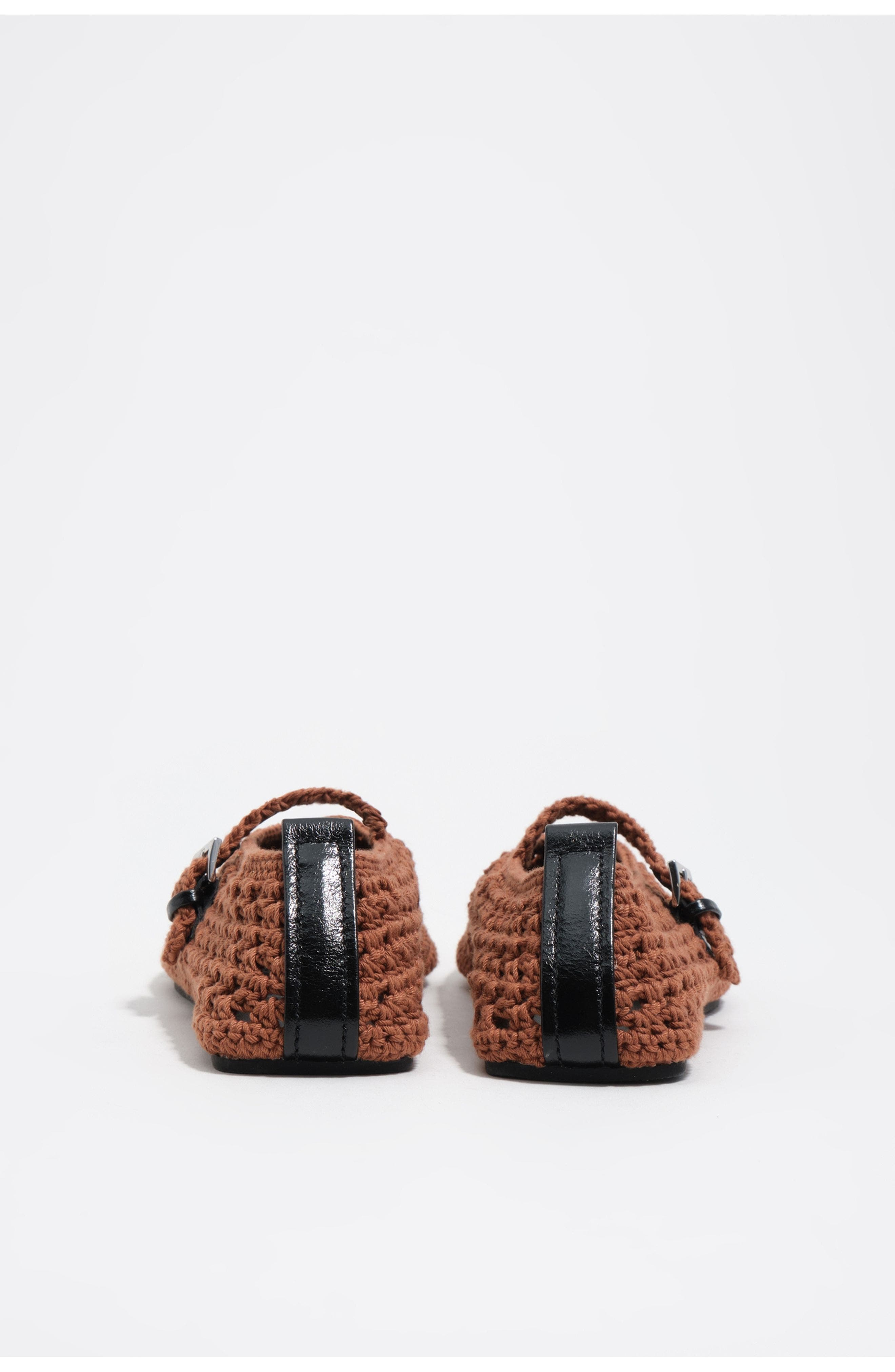 Crochet Flats Ballerina, Alternate, color, TAN