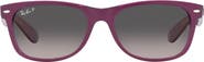 Ray-Ban New Wayfarer 52mm Gradient Polarized Square Sunglasses