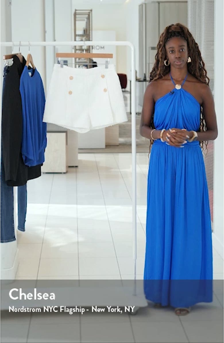 Double Button Tweed Shorts, sales video thumbnail