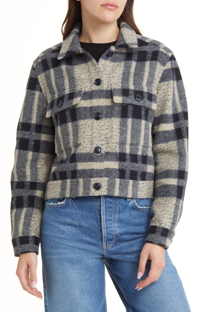 Rails Steffi Plaid Trucker Jacket, Alternate, color, 