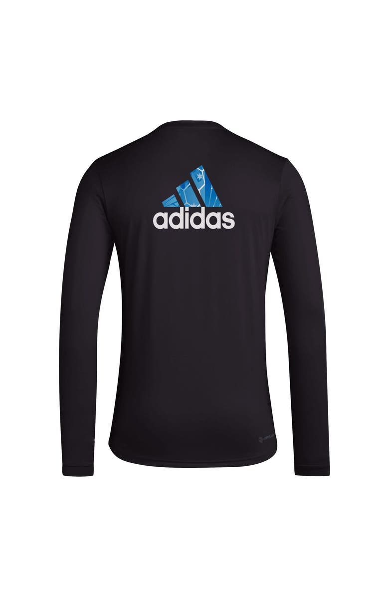 adidas Men's adidas Black Minnesota United FC Local Pop AEROREADY Long Sleeve T-Shirt, Alternate, color, 