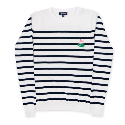 Ame & Lulu Club Sport Sweater in Navy Fairway Stripes  product