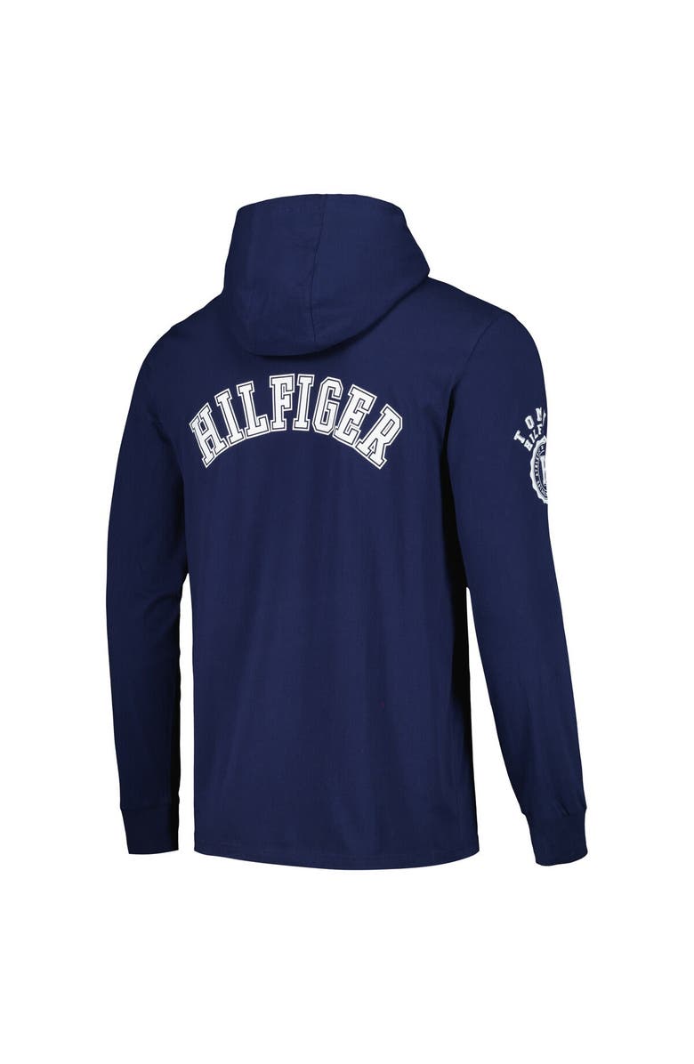 Tommy Hilfiger Men's Tommy Hilfiger Navy Dallas Cowboys Morgan Long Sleeve Hoodie T-Shirt, Alternate, color, Navy