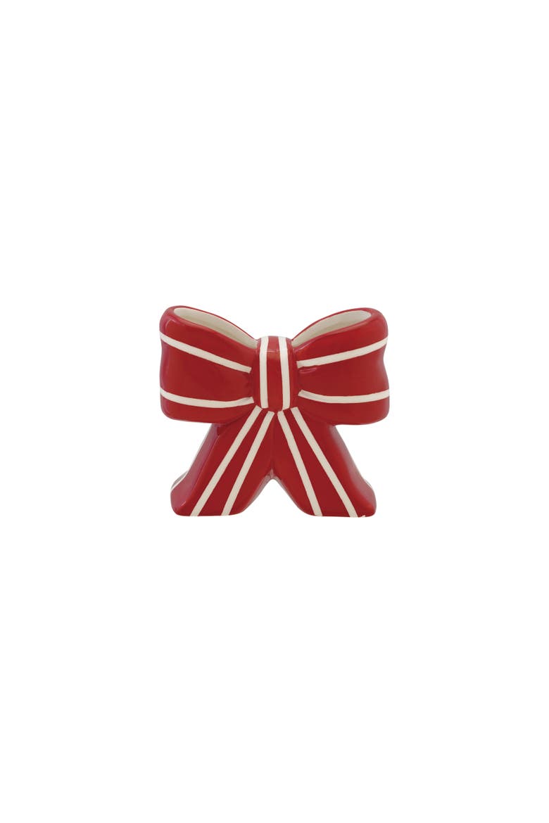 Dolomite Bow Vase, Main, color, Red and White