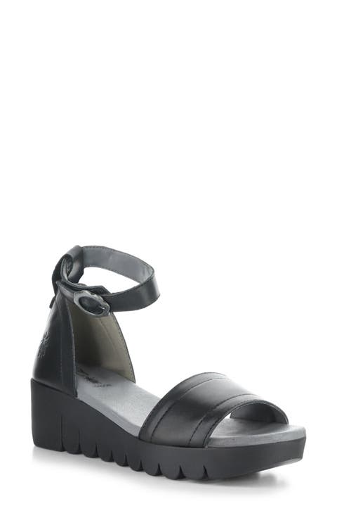 Voik Ankle Strap Platform Wedge Sandal (Women)