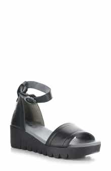 Voik Ankle Strap Platform Wedge Sandal
