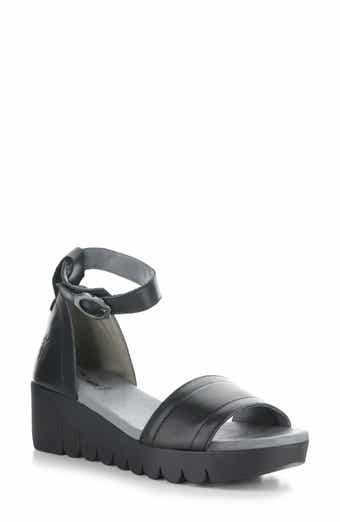 Voik Ankle Strap Platform Wedge Sandal