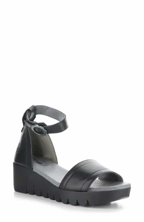 Voik Ankle Strap Platform Wedge Sandal
